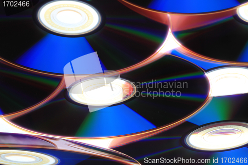 Image of CD's stack