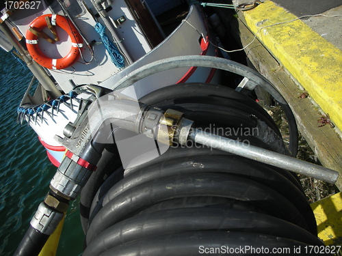 Image of Filling gas for boats