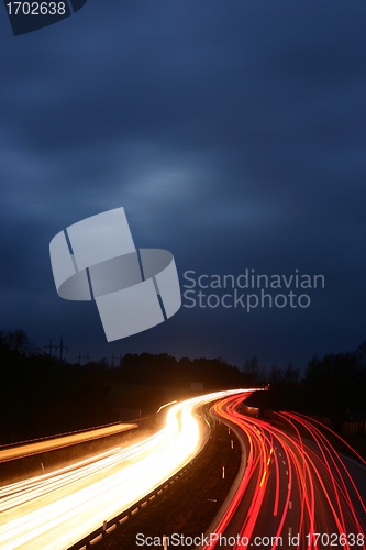 Image of night traffic