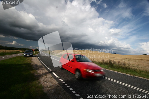 Image of night traffic