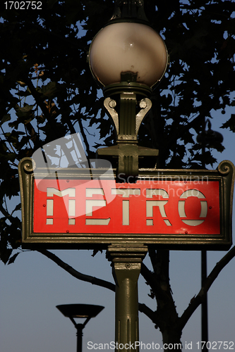 Image of Metro in Paris