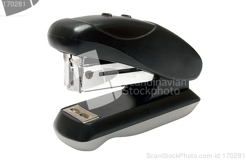 Image of Small Brown Stapler w/ Path
