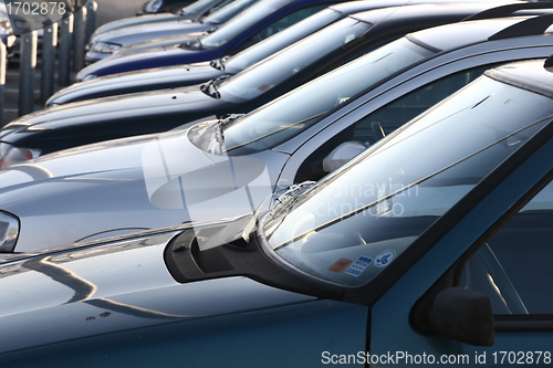 Image of Parked cars