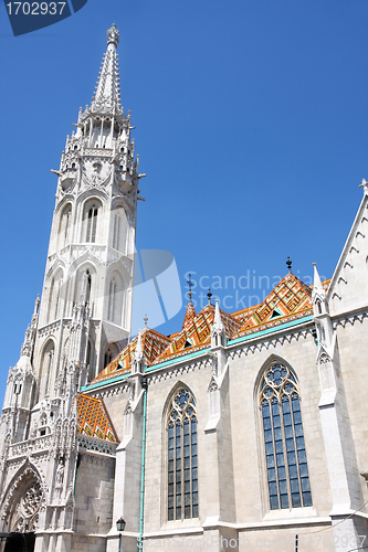 Image of Matthias church in Budapest, Hungary