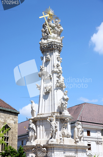 Image of Holy trinity column in Budapest, Hungary