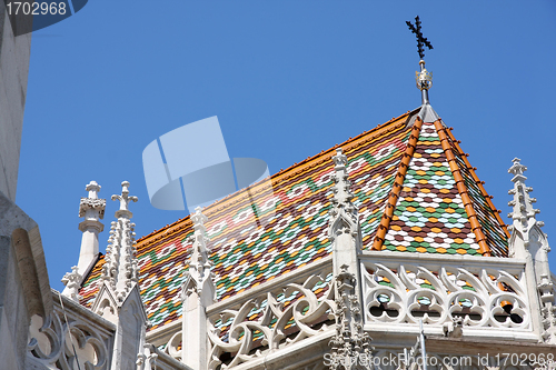 Image of Matthias church in Budapest, Hungary