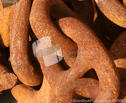 Image of rusted chain