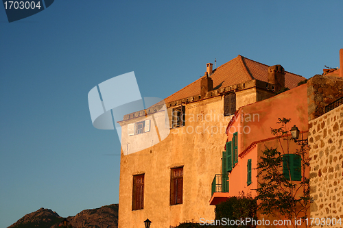 Image of corsican houses and buildings