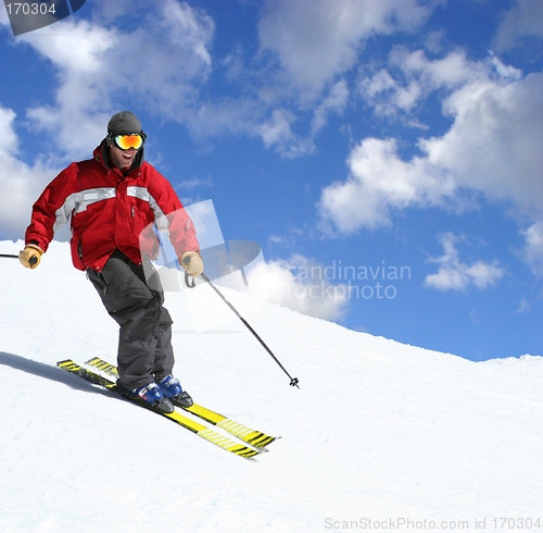 Image of Skier on a slope