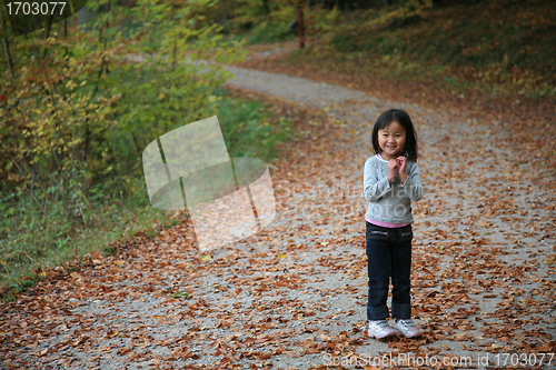 Image of child outdoor in forest