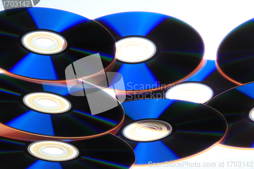 Image of CD's stack