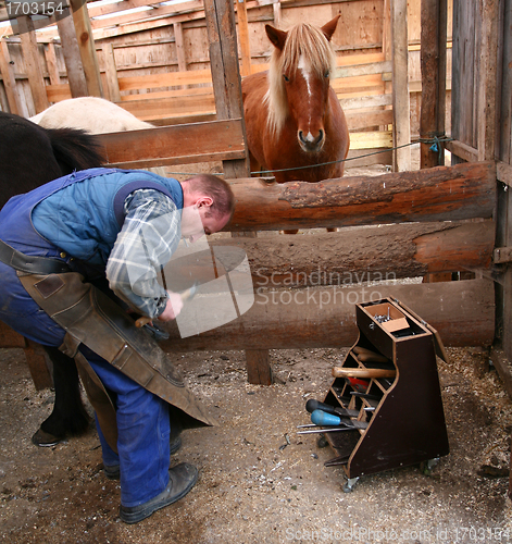 Image of Blacksmith at work