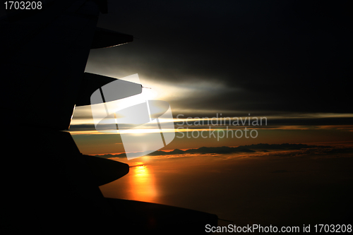 Image of Airplane wing