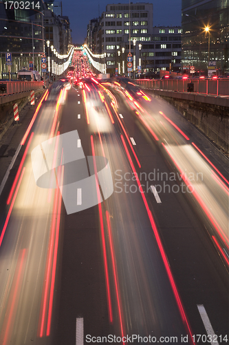 Image of night traffic