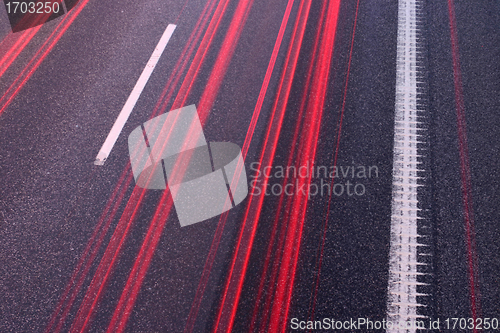 Image of night traffic