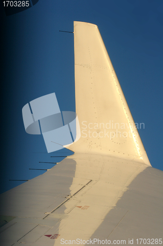 Image of Airplane wing