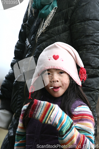 Image of cute child with hat