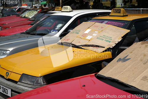 Image of Parked cars