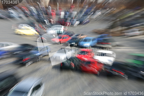 Image of Parked cars