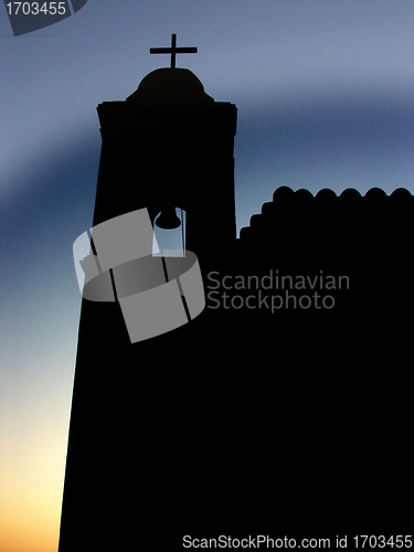 Image of church  in corsica