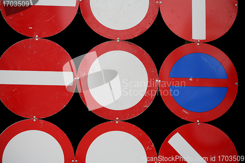 Image of traffic signs