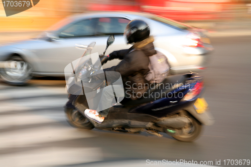 Image of traffic in paris