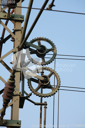 Image of railways wires