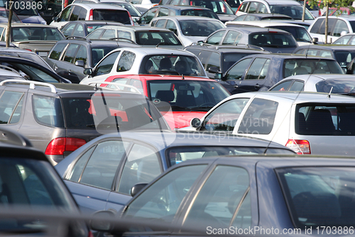 Image of Parked cars