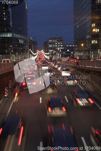 Image of night traffic