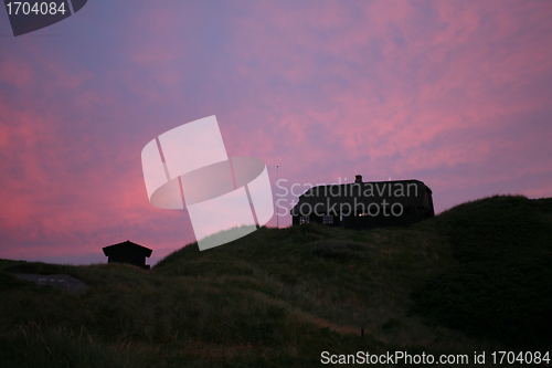 Image of Sunset landscape