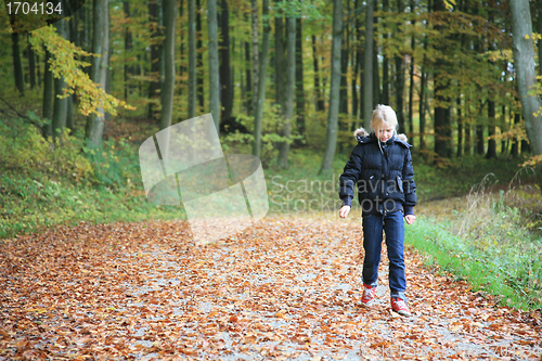 Image of child outdoor in forest