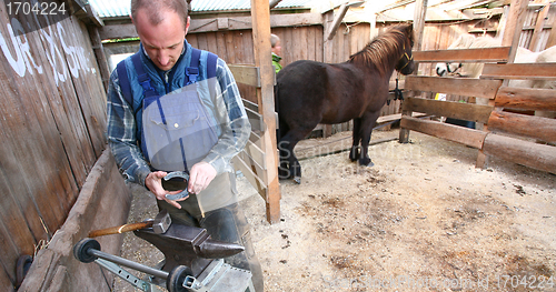 Image of Blacksmith at work