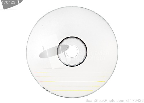 Image of Disc Labeling - Blank White Disc w/ Path