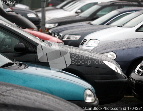 Image of Parked cars