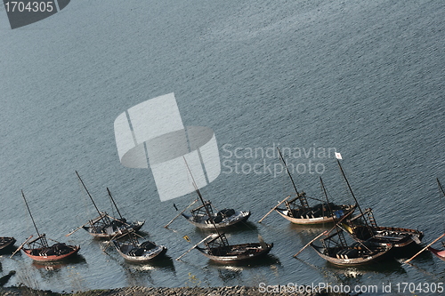 Image of Boats on the Douro in Portugal