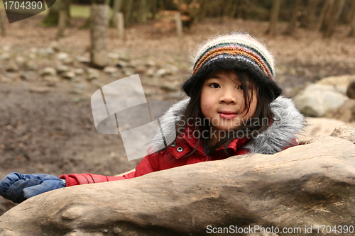 Image of child in winter