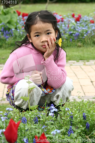 Image of child flower