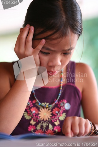 Image of  child  reading