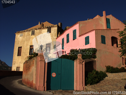 Image of corsican houses and buildings