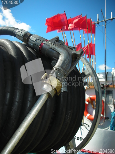 Image of Filling gas for boats