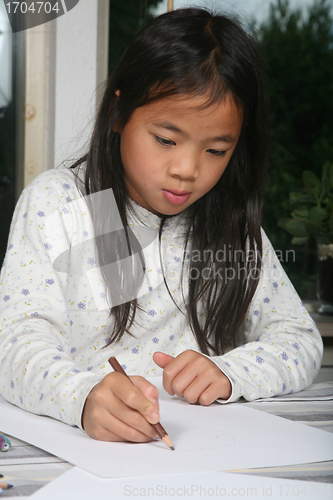 Image of child  reading