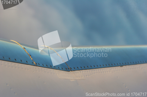 Image of Airplane wing