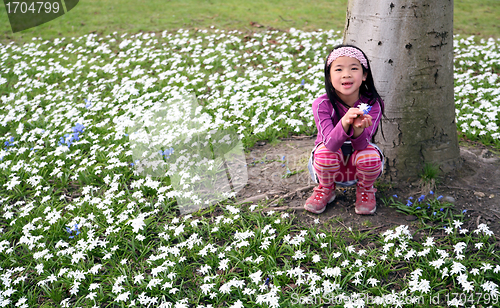 Image of spring girl