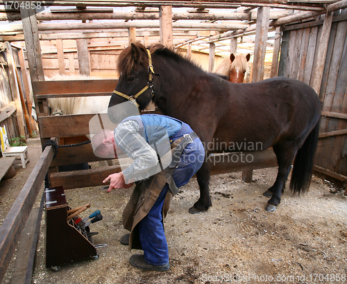 Image of Blacksmith at work