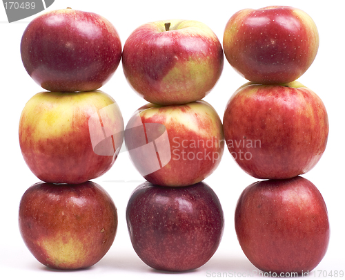 Image of Wall of apples