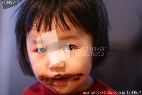 Image of chocolate eater