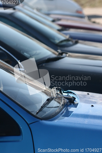 Image of Parked cars