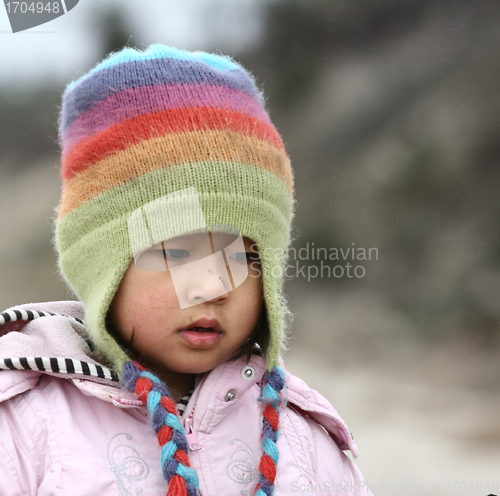 Image of cute child with hat