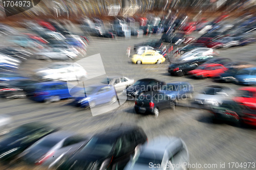 Image of Parked cars