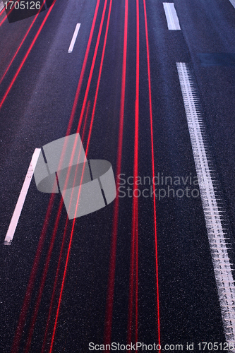 Image of night traffic